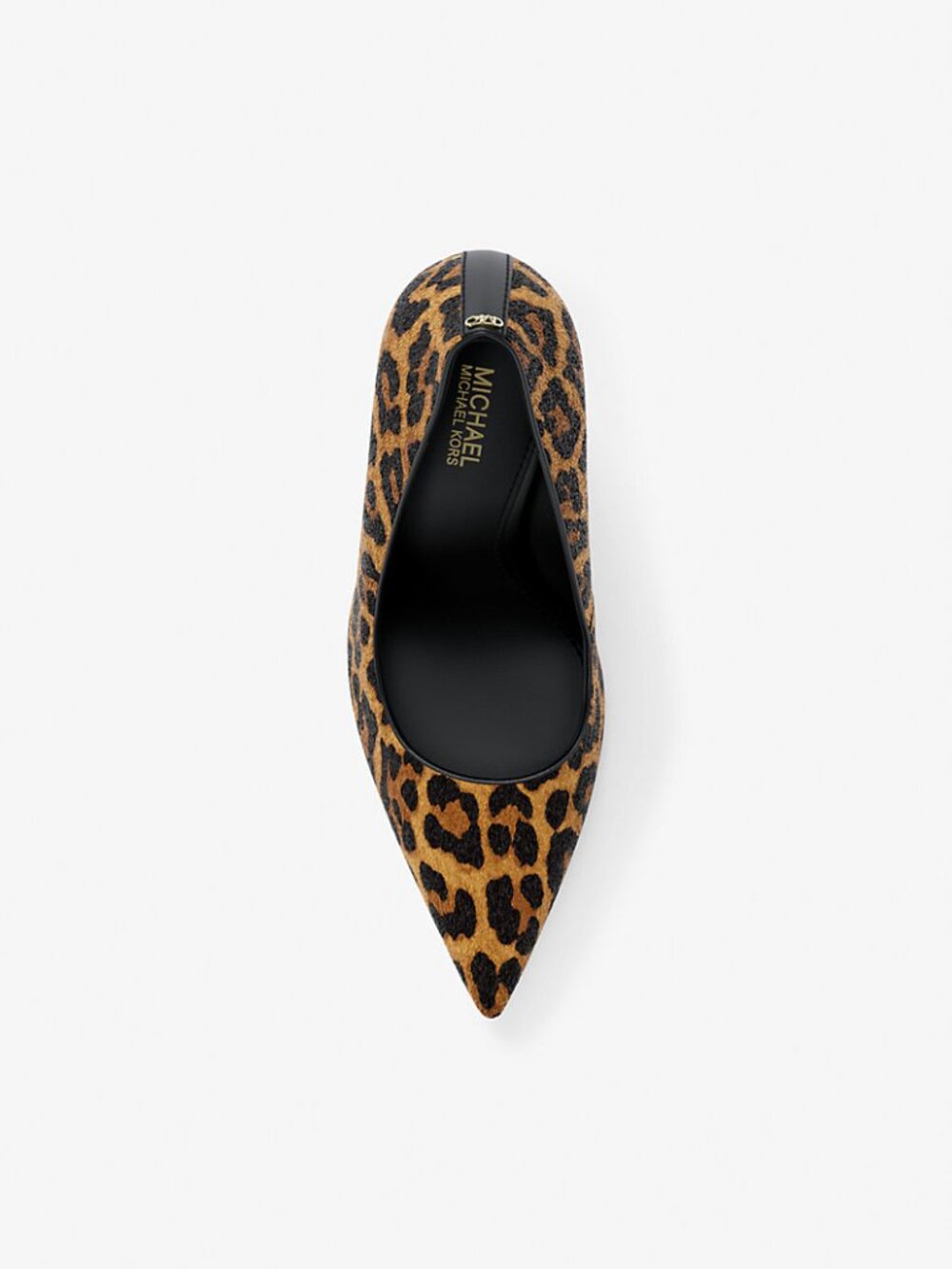 Michael Kors Amara Marigold Leopard Print Calf Hair Pump - Picture 2 of 6